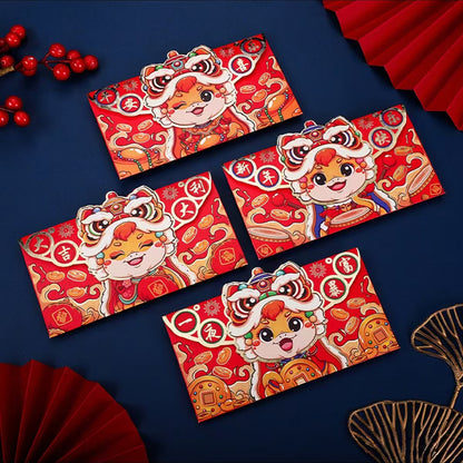 Zhuoxiang Chinese New Year zodiac red envelope Sense of ritual Year of the snake red envelope